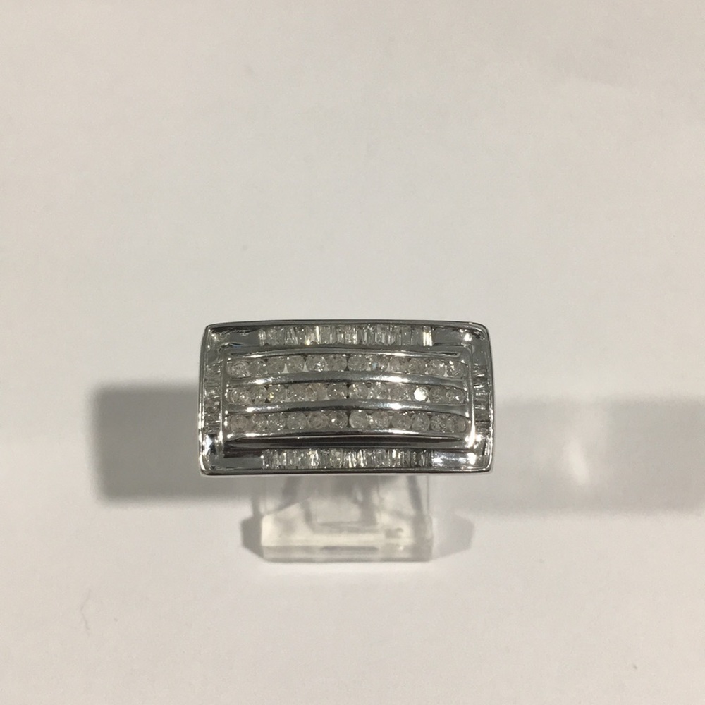 10k White Gold Men's Diamond 💎 Ring